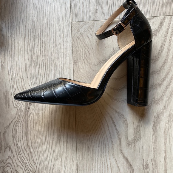 Public Desire Pump Crocodile Embossed Block - Picture 6 of 7